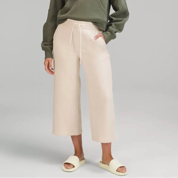 lululemon athletica Pants - Lululemon Loungeful cropped high waist wide leg sweatpants!